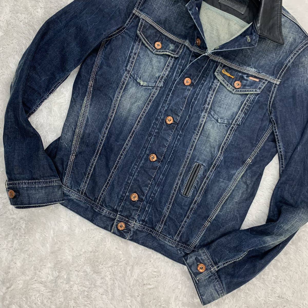 ディーゼル 『別格の存在感』 DIESEL デニム ジャケット Gジャン L 