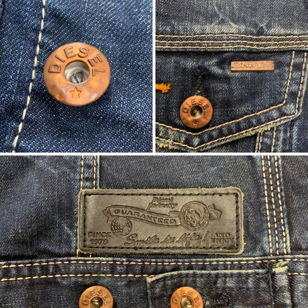 ディーゼル 『別格の存在感』 DIESEL デニム ジャケット Gジャン L