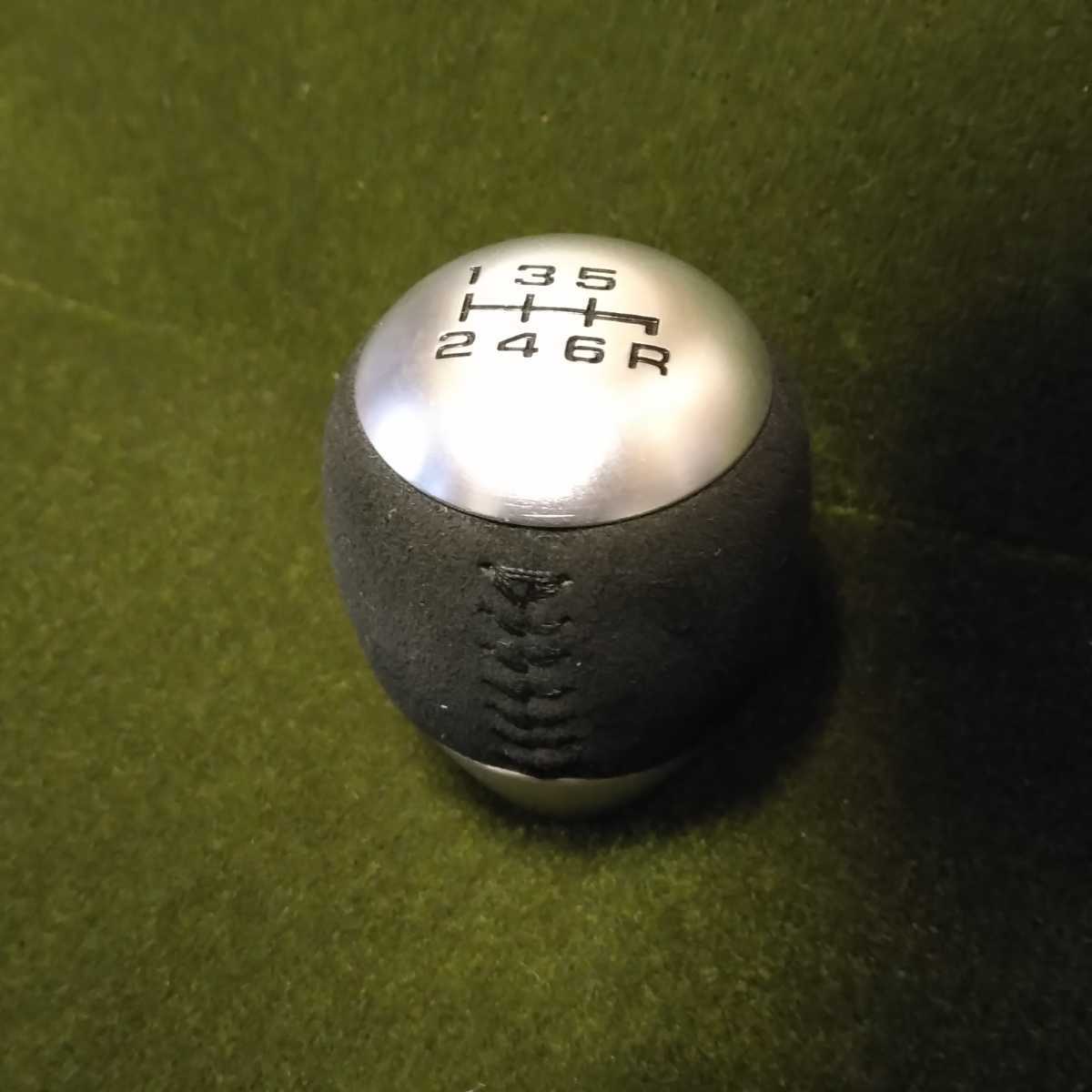 S660　後期　最終型　純正シフトノブ　新車外し　アルカンターラ仕様