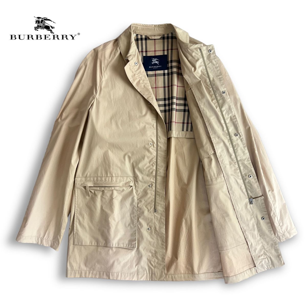 貴重 BURBERRY LONDON バーバリー ロンドン 丸善 MARUZEN 別注 / 比翼 