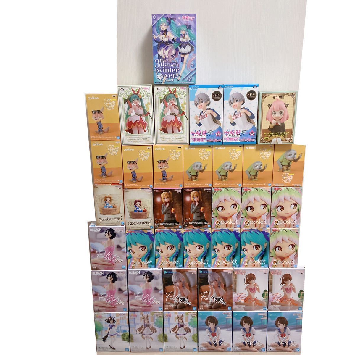 限定セール，HOT 美少女フィギュア まとめ売り 40点 初音ミク Relax Time ホロライブ 大空スバル アーニャ 白銀ノエル 御坂美琴 Qposket fluffy puffy ラム(芸能人、タレント)｜売買されたオークション情報、yahooの商 芸能人、タレント