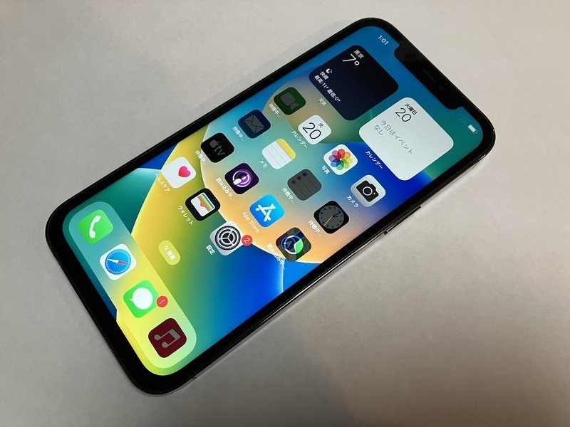 美品 FB763 SIMフリー iPhone12 Pro Max 512GB グラファイト ジャンク