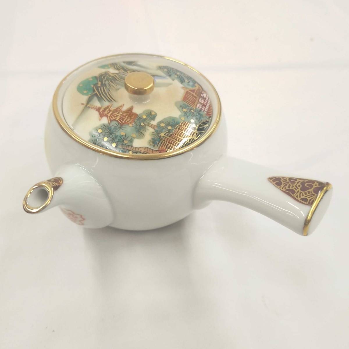 大人気，品質保証 ☆極美品☆ 九谷焼 煎茶道具 茶器 急須 湯冷まし 湯呑 共