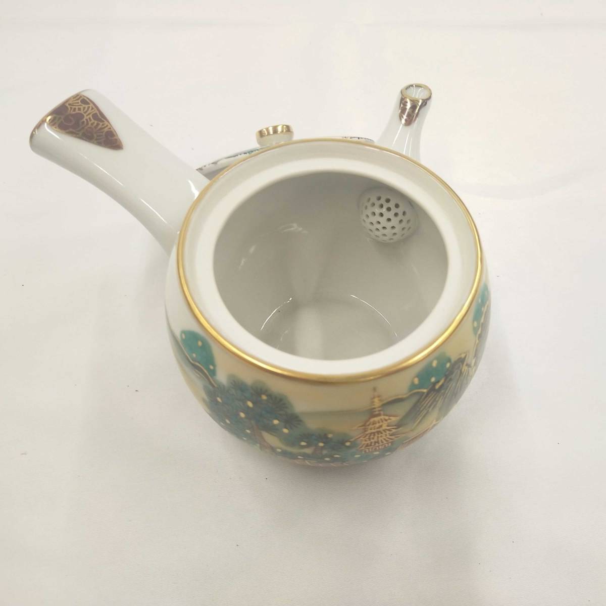 大人気，品質保証 ☆極美品☆ 九谷焼 煎茶道具 茶器 急須 湯冷まし 湯呑 共