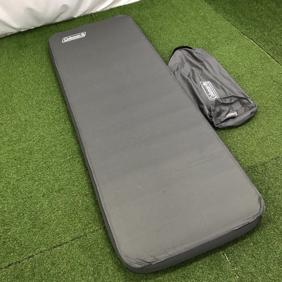 Coleman キャンパーインフレーターマット ハイピーク シングル アウトドア キャンプ レジャー 車中泊 防災 ソロ コールマン 中古