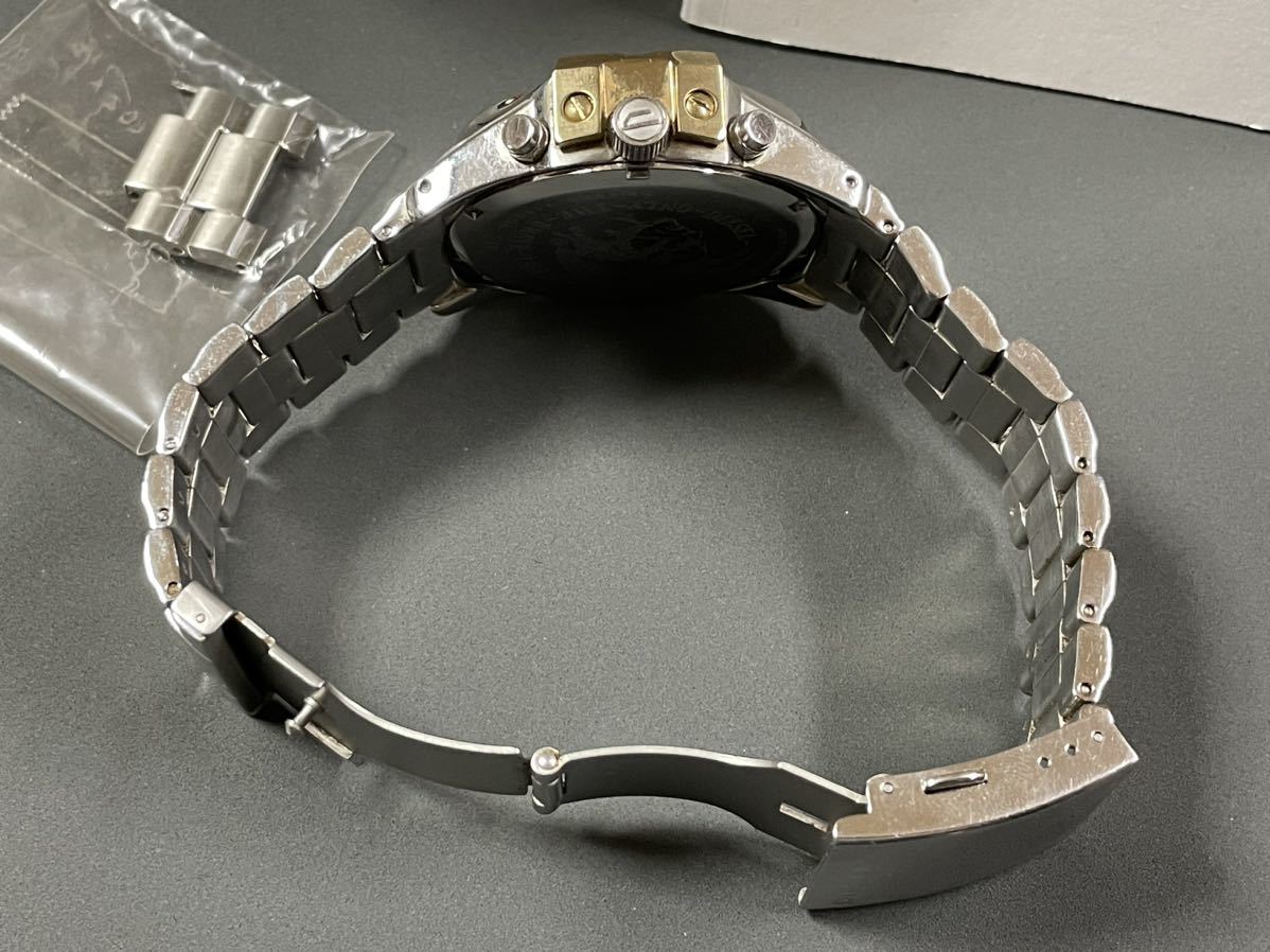 1円スタート】DIESEL ディーゼル DZ-4265 クロノグラフ メンズ腕時計 