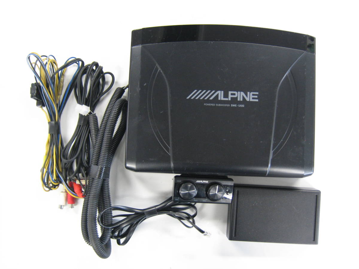 アルパイン アルパイン SWE-1200 サブウーファー ウーハー シート下