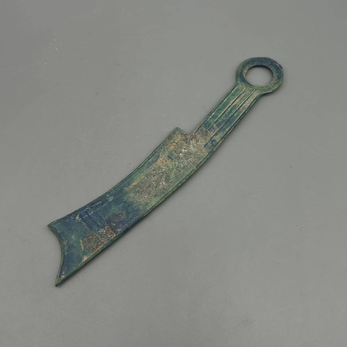 古銭 春秋戦国 齊刀幣 古銭幣 銅銭 刀幣 時代物 量目約17.5cm 約55 