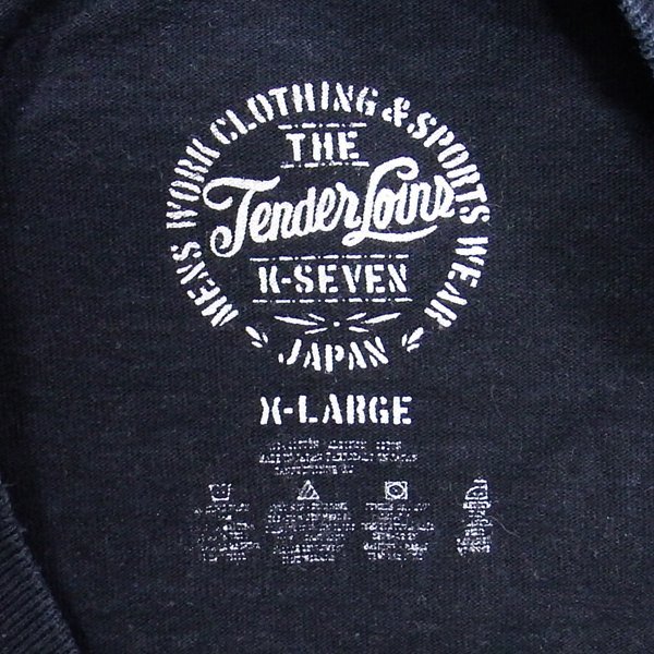 TENDERLOIN TEE L/S ON BLACK XL テンダーロイン ロングスリーブ T