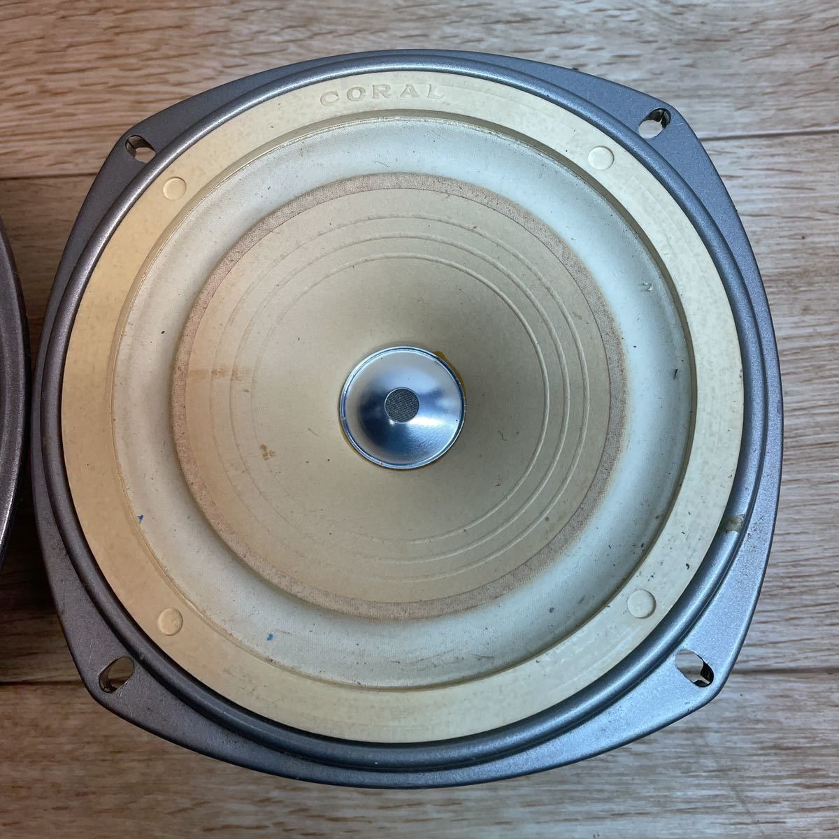 CORAL コーラル FLAT-5 Ⅱ ペア スピーカーユニット ダブルコーン型