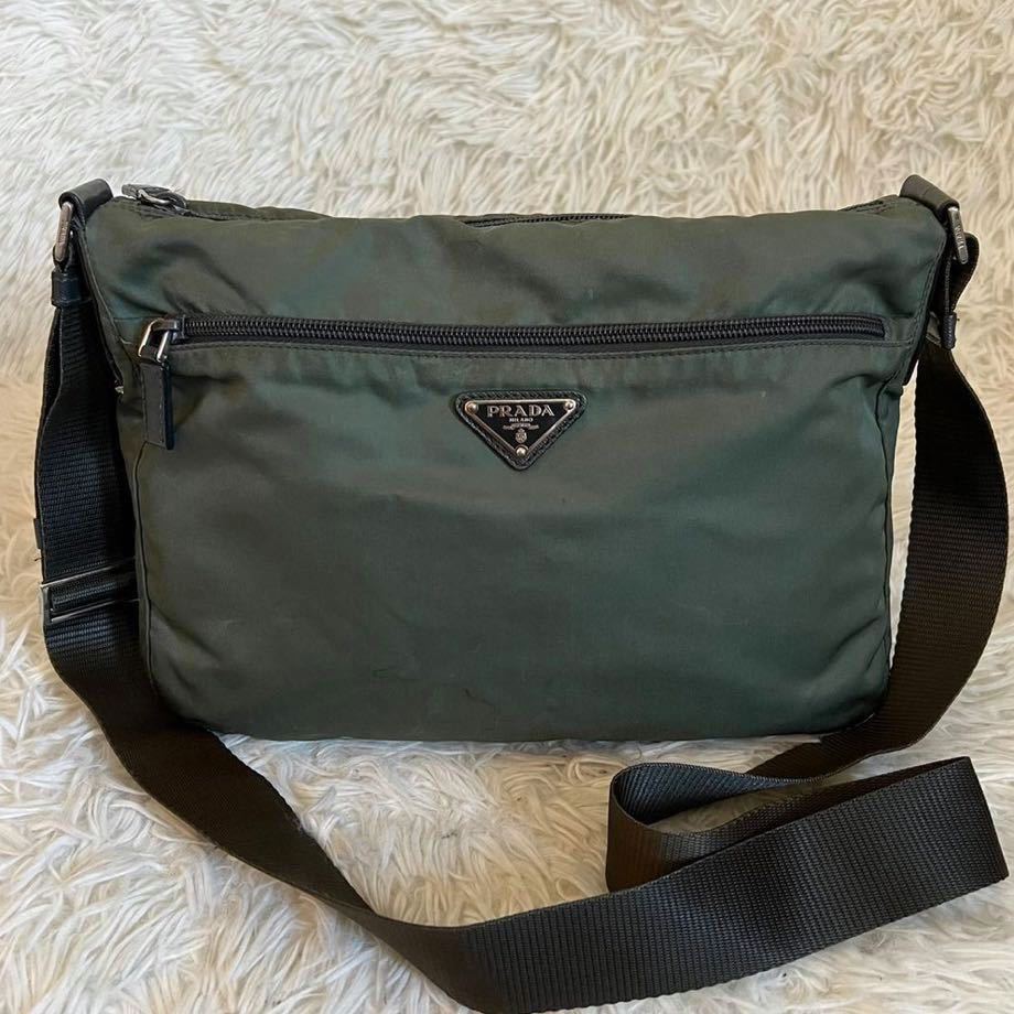 1円スタート○良品○PRADA プラダ○ポコノ ナイロン