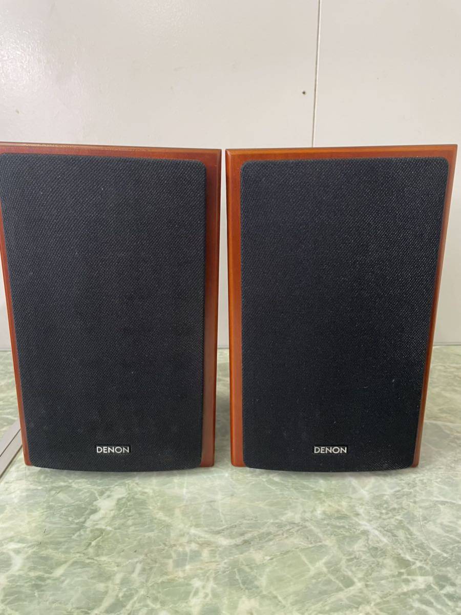 美品 デノン DENON スピーカー SC-A33SG ペア ウッド 希少 DENON