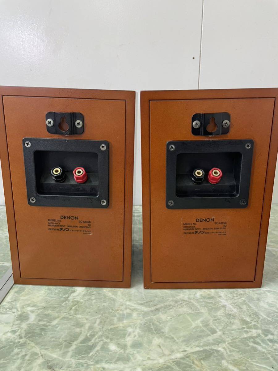DENON デノンスピーカー ペア SC-A33SG (118c1) DENON SC-A33SG ペア
