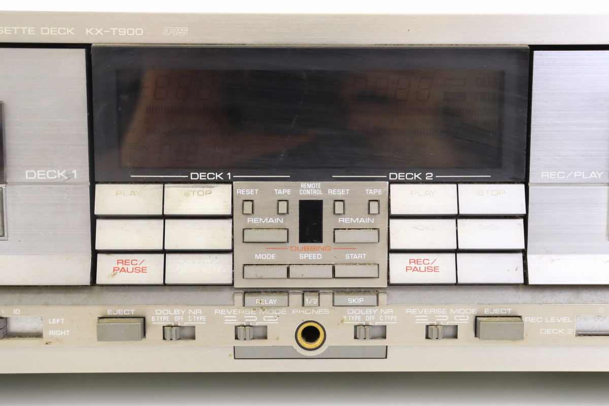 通電OK】YAMAHA KX-T900 ヤマハ Wカセットデッキ 音響機器 オーディオ