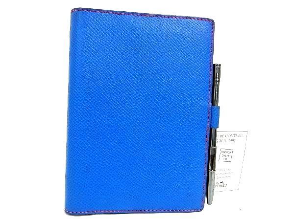 1円 □美品□ HERMES エルメス アジェンダGM クシュベル シルバー金具