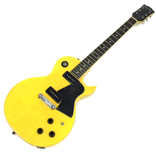 グラスルーツ エレキギター Les Paul レスポール タイプ 弦欠品 現状品 PU電源確認済 社外ソフトケース付 GrassRoots