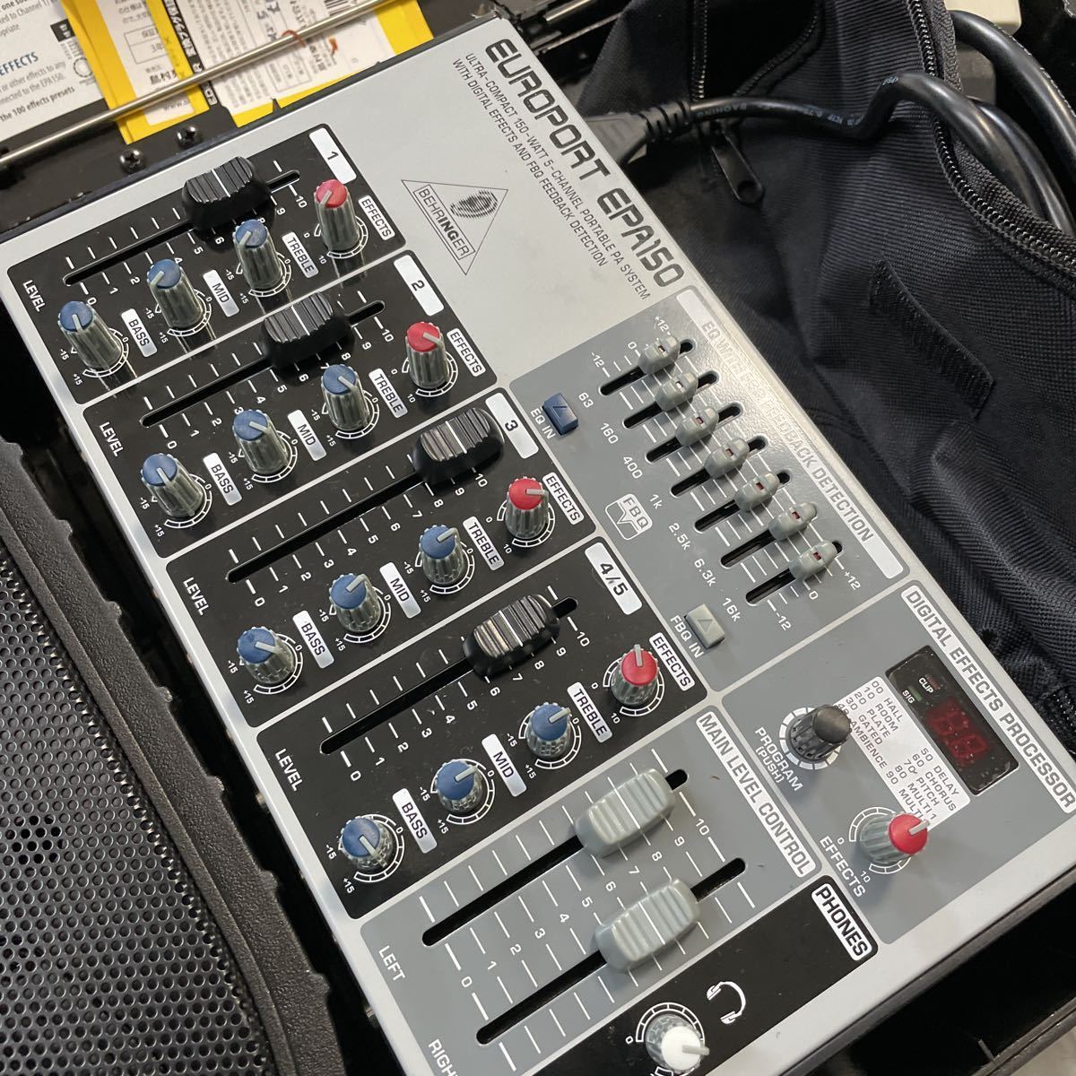 EPA150 簡易PAセット 中古 BEHRINGER EUROPORT ポータブルPA システム