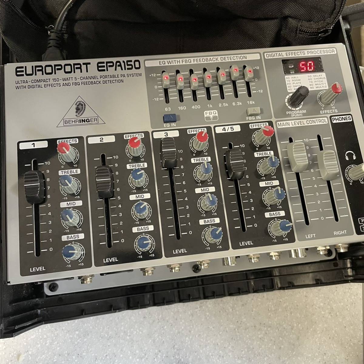 EPA150 簡易PAセット 中古 BEHRINGER EUROPORT ポータブルPA システム