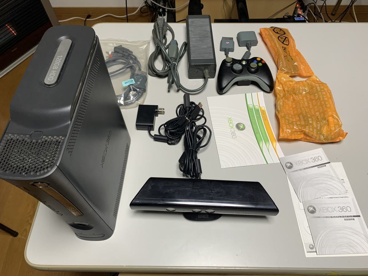 X-BOX 360 ＆ キネクト & キネクト用ソフト２本付き Xbox 0 Kinect