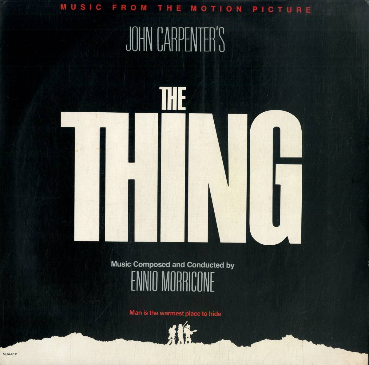 A00532239/LP/エンニオ・モリコーネ「The Thing OST 遊星からの物体X