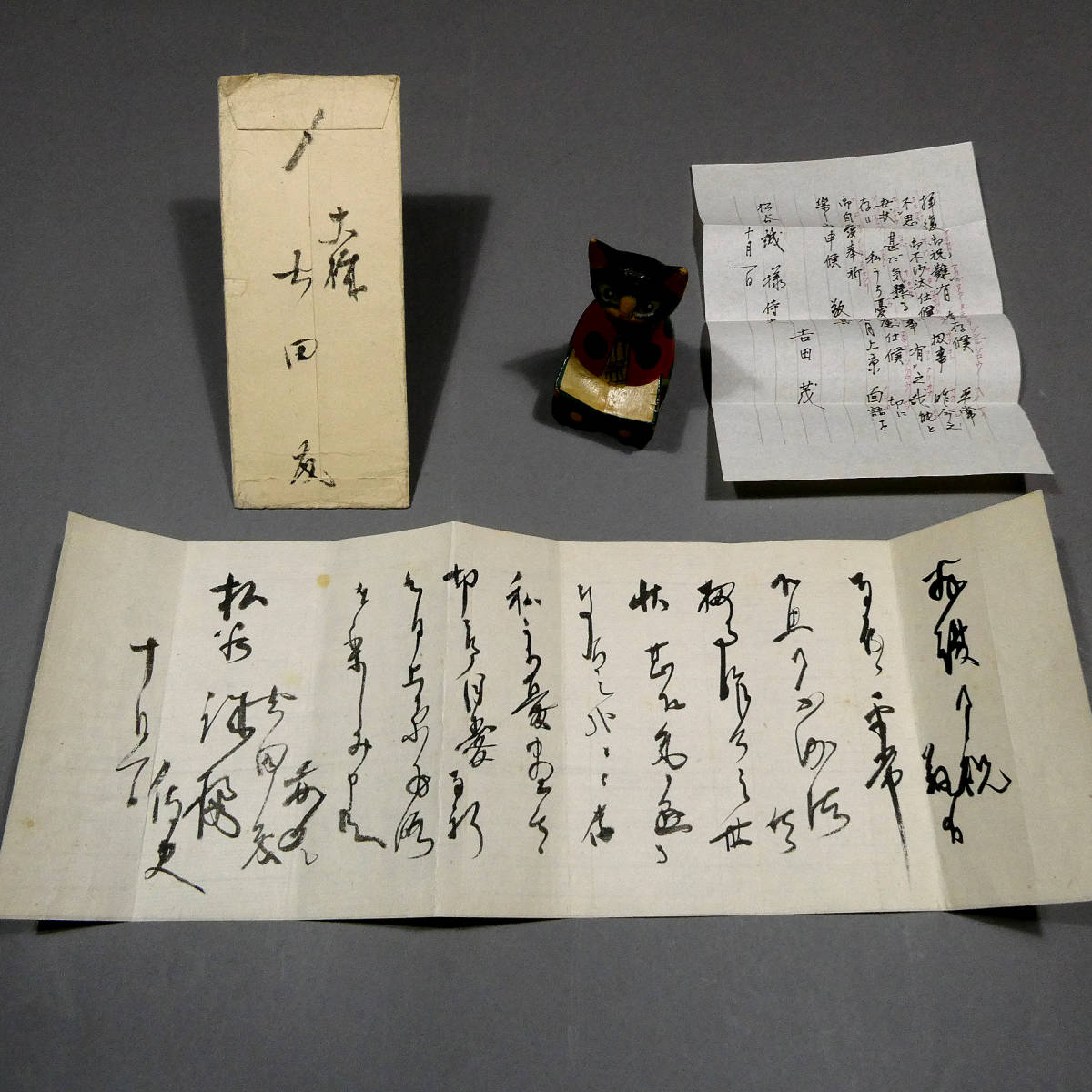 中国古玩 清朝期 光緒 『衛鋳生 書 四字 扁額 』 絹本肉筆 検/書画掛軸
