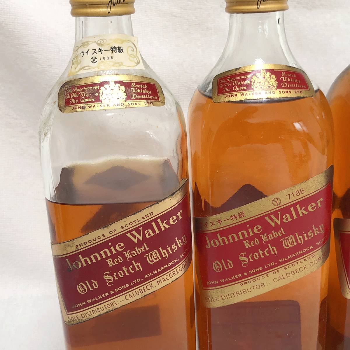 未開栓 古酒 ジョニーウォーカー レッドラベル 760ml 43％ まとめて4本
