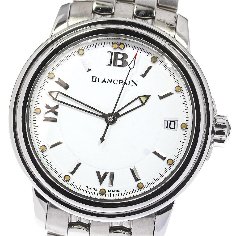 ブランパン Blancpain 2100 レマン デイト 自動巻き メンズ 保証書付き_696718【ev15】