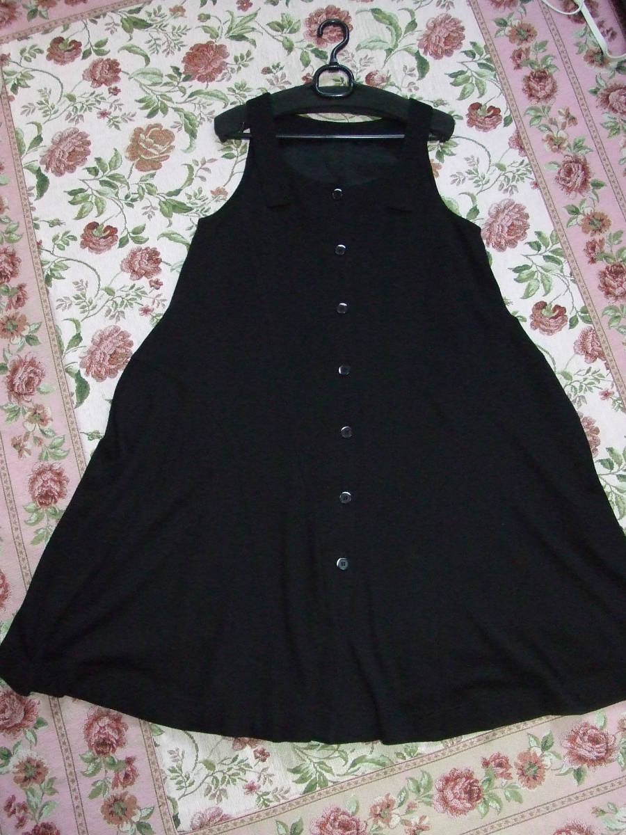 ５☆センソユニコ　ｔ．ｂ☆とっても可愛い凝った切り替え☆ジャンパスカート☆黒☆