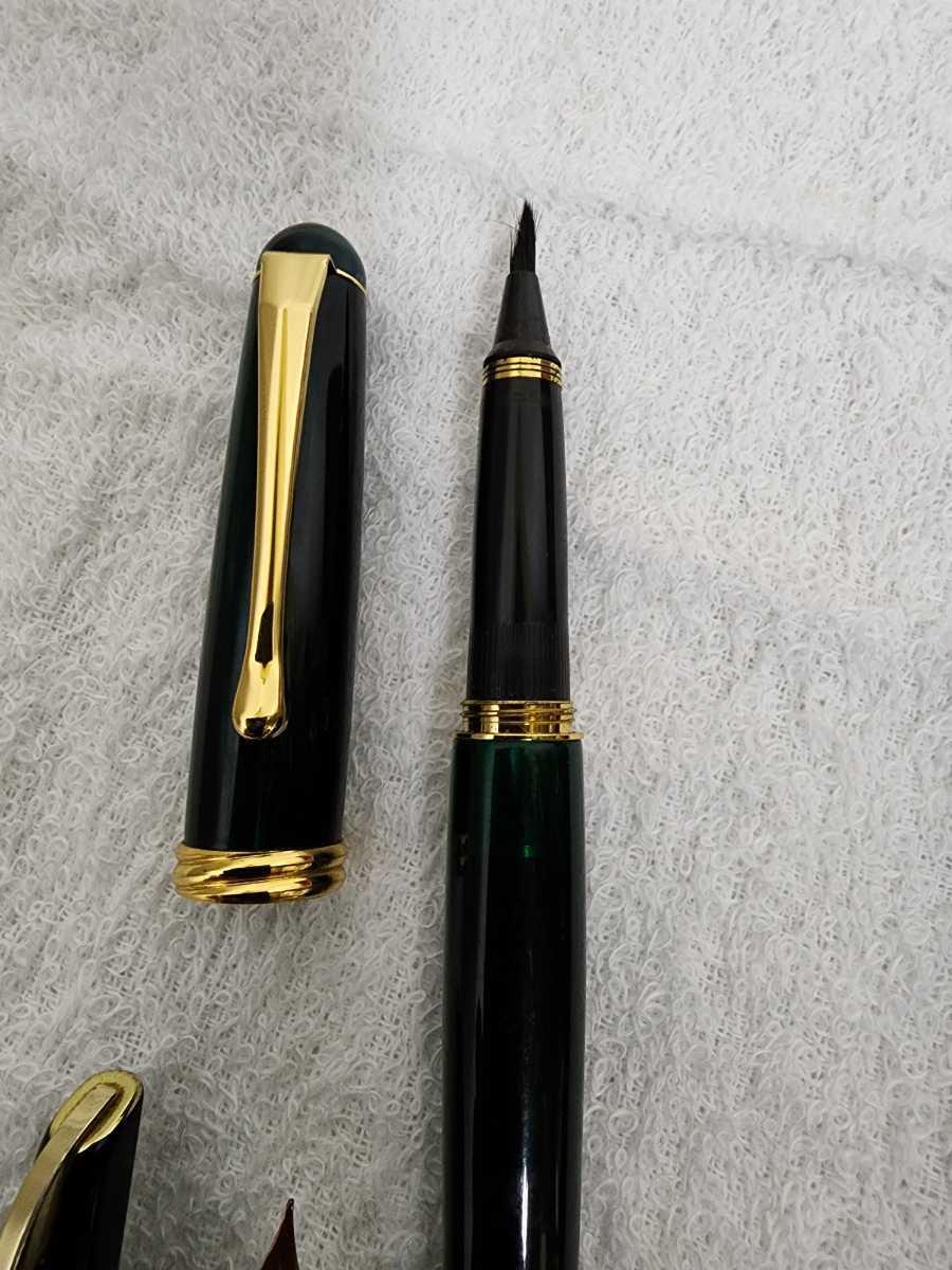 PLATINUM プラチナ 万年筆 ペン先 18K中字 他 万年毛筆 WATERMAN