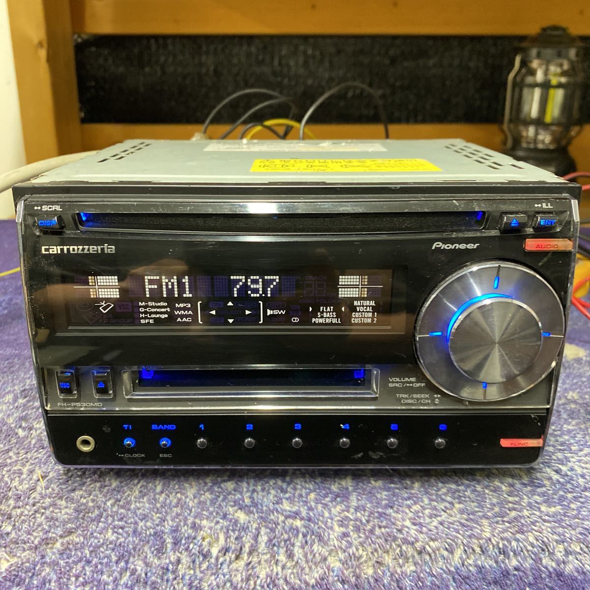 Carrozzeria CD/MDプレーヤー FH-P530MD MD CD Pioneer audio Car MP3⁄MDLP