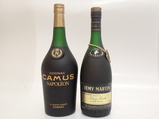 【未開栓古酒】 REMY MARTIN VSOP + CAMUS LA GRANDE MARQUE COGNAC レミーマルタン コニャック 40% ▲ 690CC-16