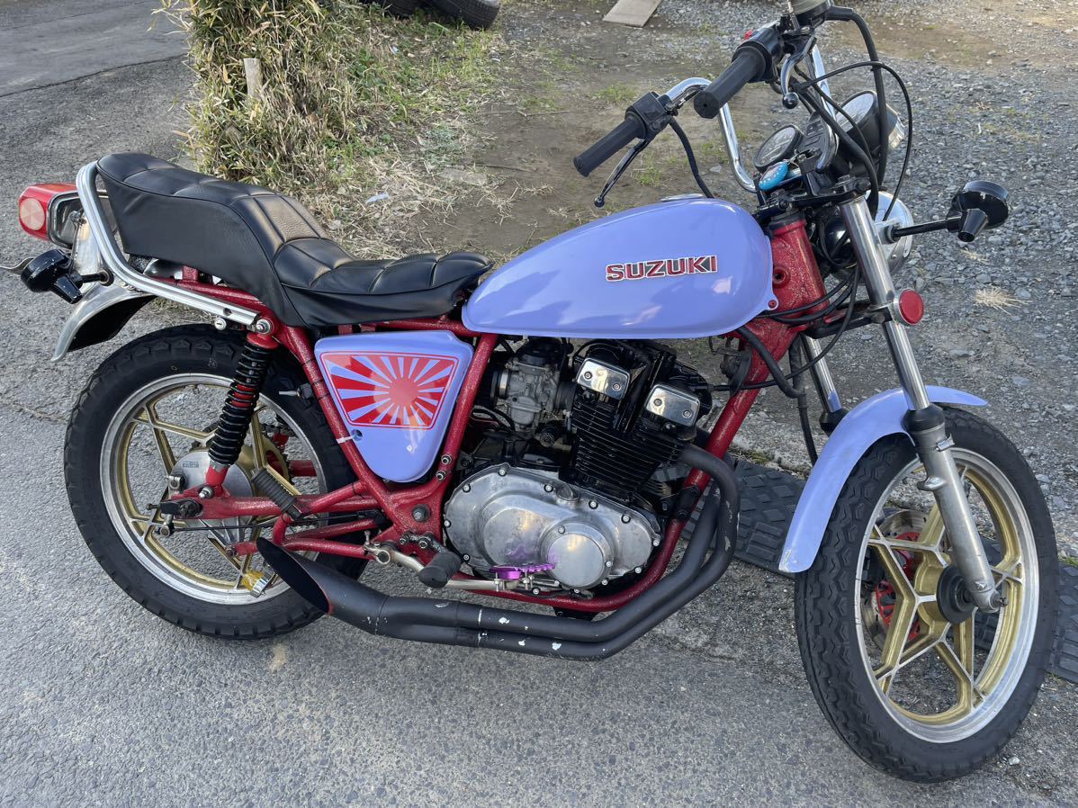 セル1発 GSX250L スズキ アメザリ 旧車 族車(126cc-250cc)｜売買された