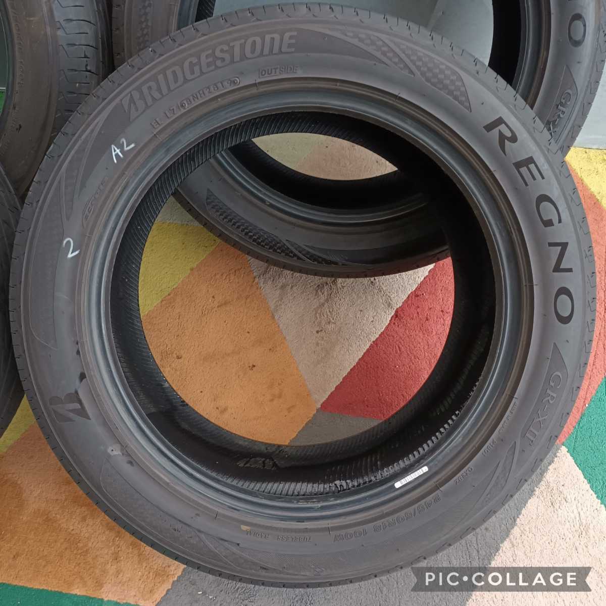 ☆ブリヂストン レグノ 19年製 夏タイヤ 4 本セット 245/50R18 