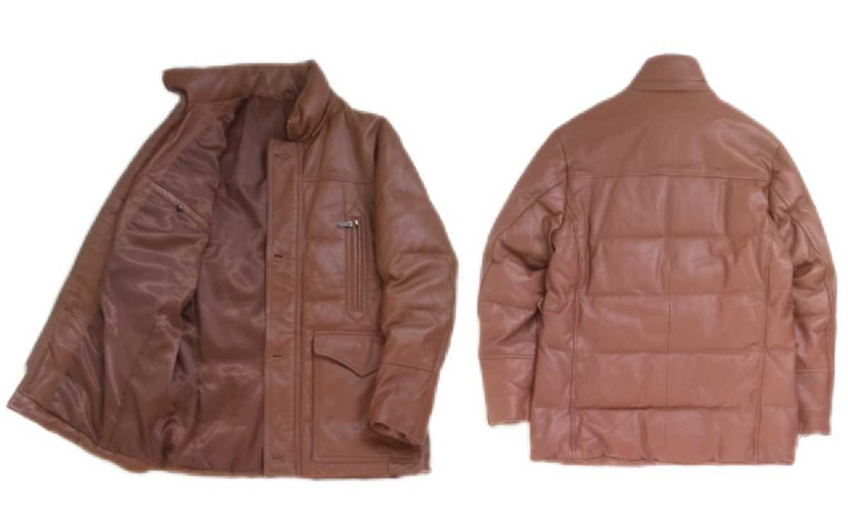極上美品 溢れる高級感 TAKA-Q MALE&Co ラムレザー 羊革 肉厚極暖 