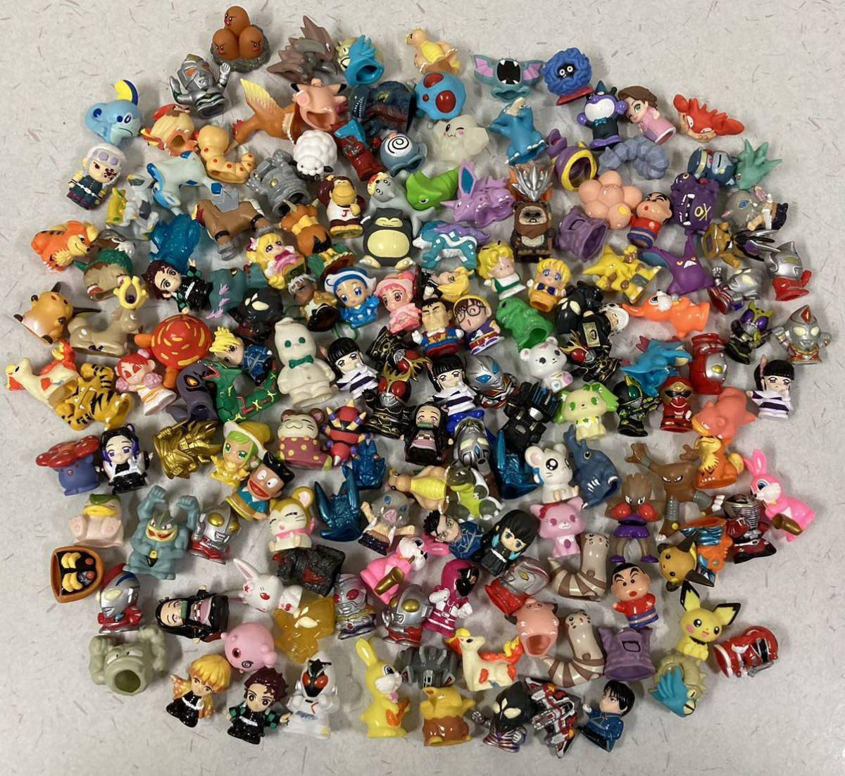 大量セット 指人形 ソフビ ポケモン クリア 鬼滅の刃 アラレちゃん 