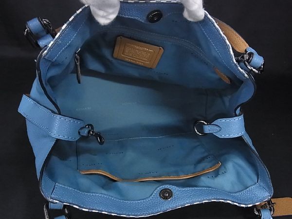 1円 □美品□ COACH コーチ 29473 イーディー キャンバス×レザー 2WAY 