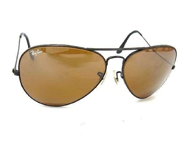 眼鏡 メンズ レイバン サングラス 茶色 1円 Ray-Ban レイバン