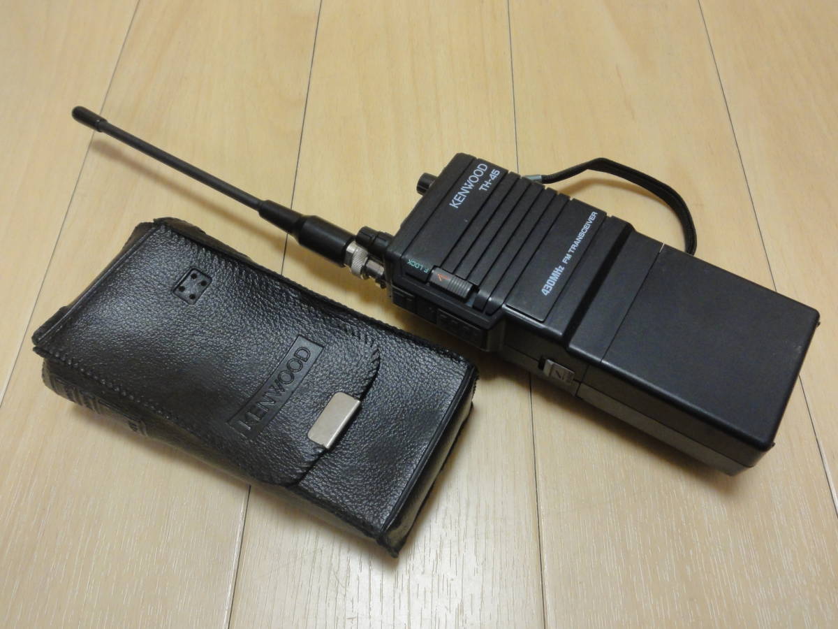 ジャンク KENWOOD ケンウッド TH-45 トランシーバー ハンディ ブラック