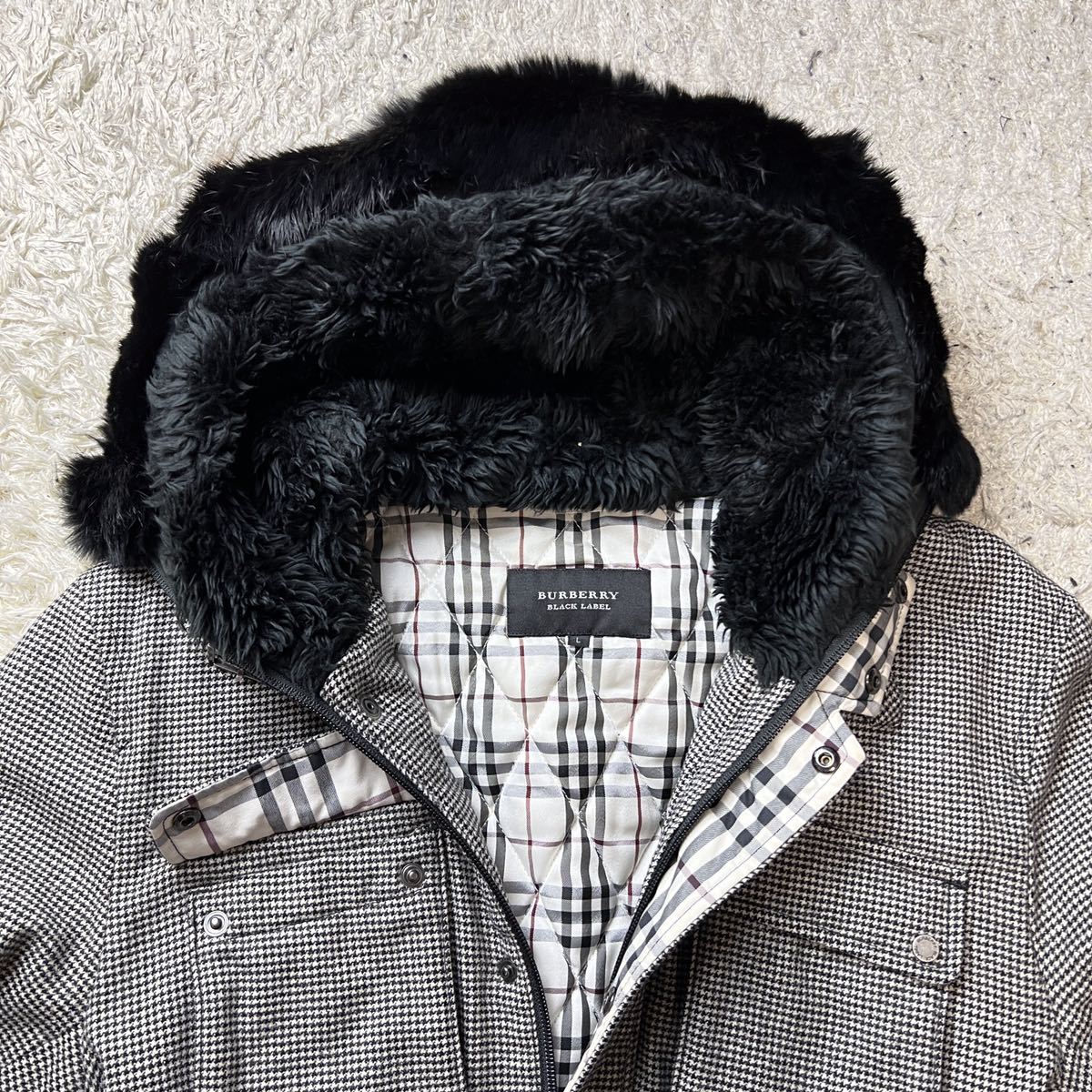 極美品 希少Lサイズ！☆バーバリーブラックレーベル BURBERRY BLACK 