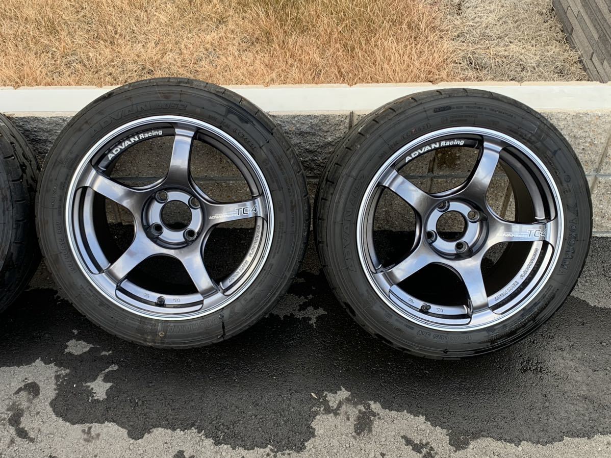 アドバンレーシング TC-4 15インチ8J+28 PCD100 4穴A052 アドバン
