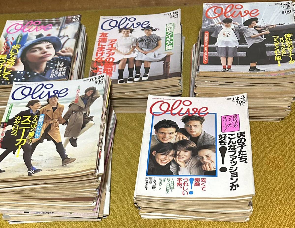 食と Olive博物館⁄1985年の雑誌「オリーブ」バックナンバー Olive 