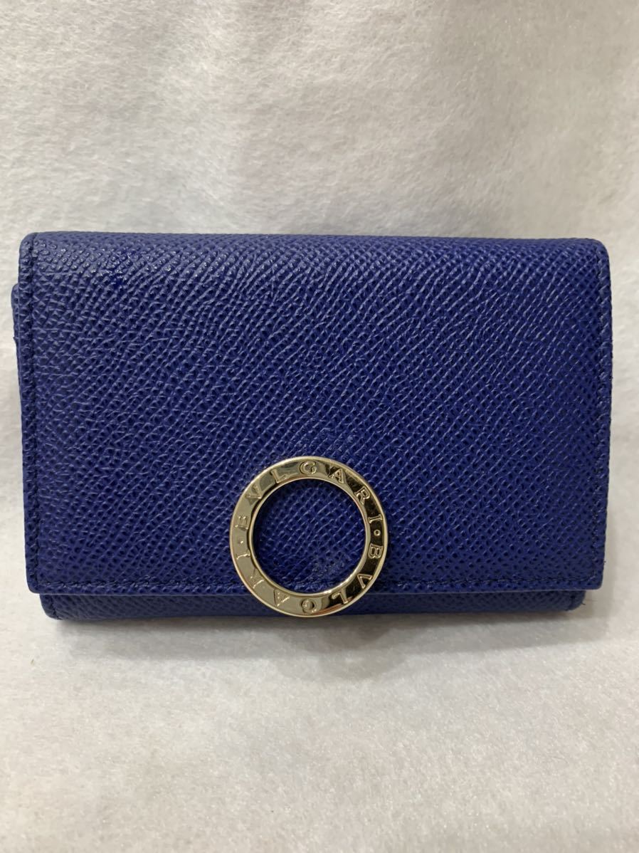 美品】BVLGARI ブルガリカードケース カード入れ 名刺入れ ロゴ