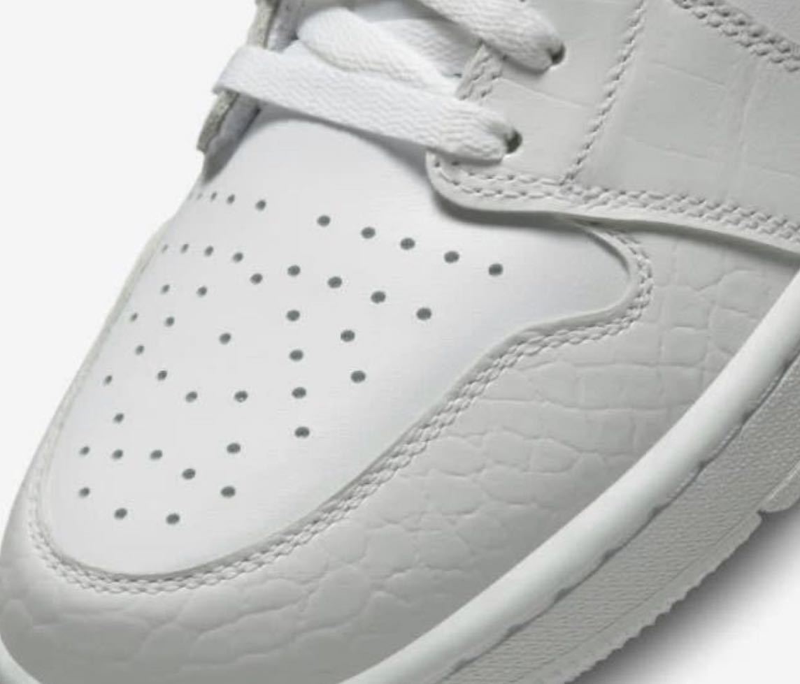 27cm Air Jordan 1 Low Golf White Crocodile Skin エアジョーダン1 