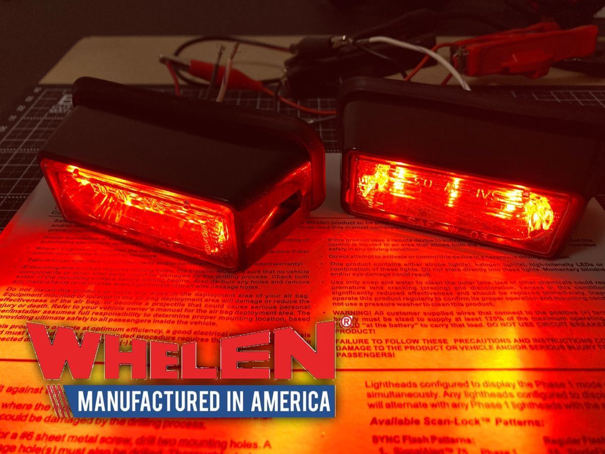 □訳あり特価□WHELEN ウィレン LED前面警告灯「LIN3」2台セット #パトカー