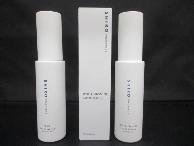 残8割 香水 レディース shiro ホワイトジャスミン/ペアー 30ml 2点 オードパルファン