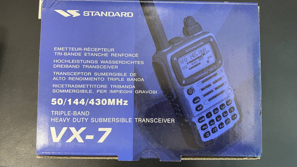 八重洲無線 STANDARD VX-7 50/144/430MHz 無線機 美品 VX-7 STANDARD 50