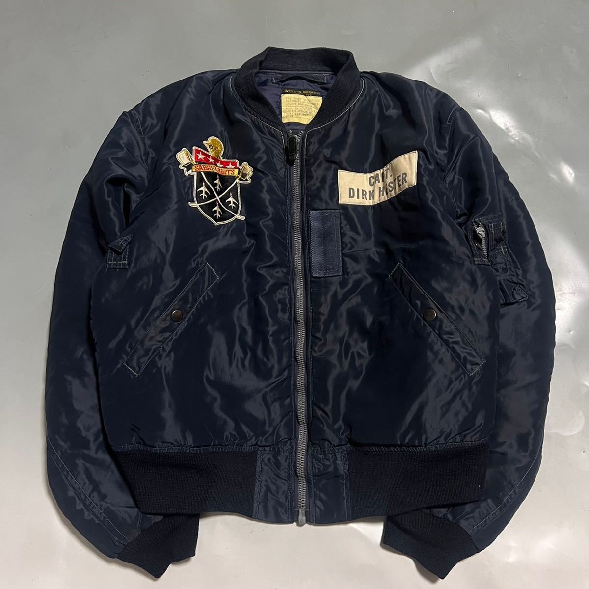 希少サイズ BUZZ RICKSON'S B-15C バズリクソンズ ミリタリー フライトジャケット ネイビー 44