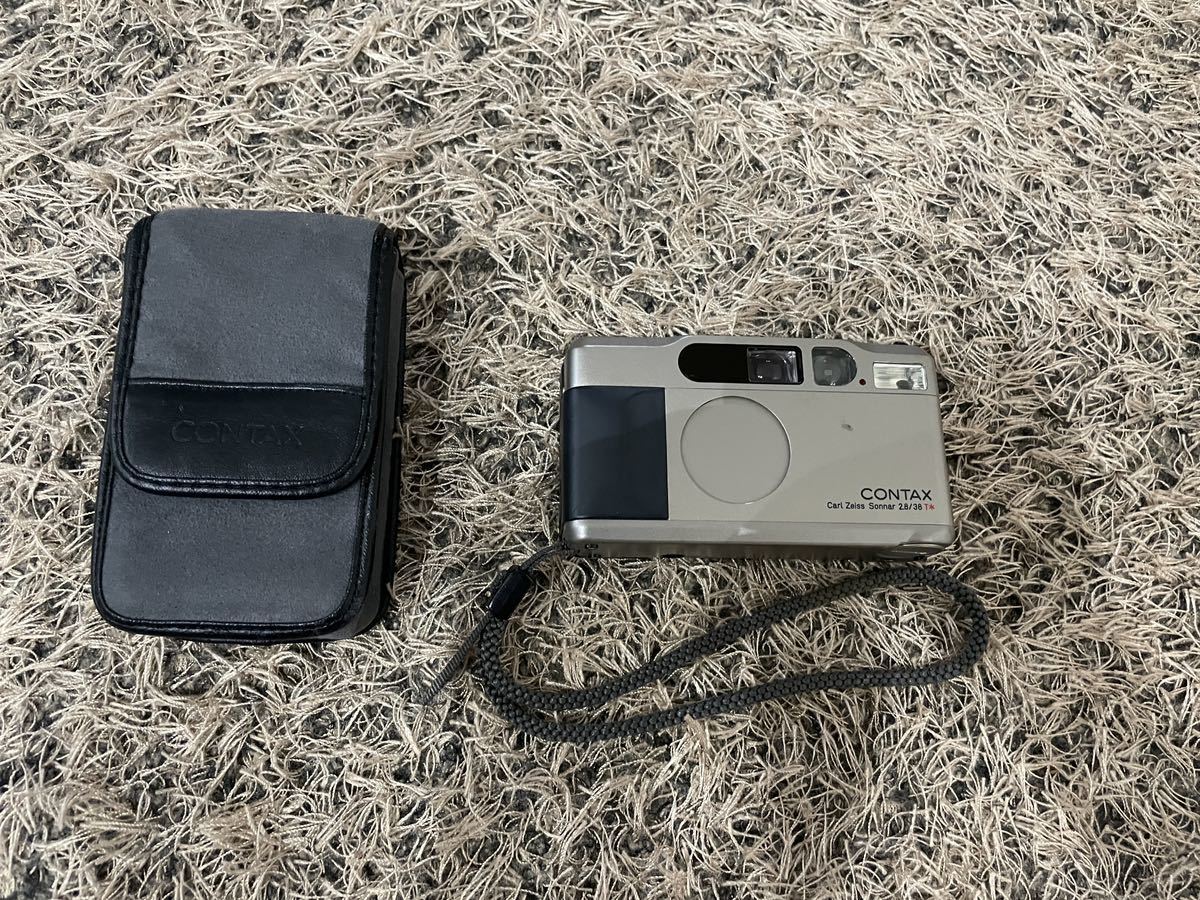 CONTAX Tvs シルバー コンパクトフィルムカメラ ジャンク品 ジャンク品】CONTAX コンパクトフィルムカメラ シルバー ジャンク品