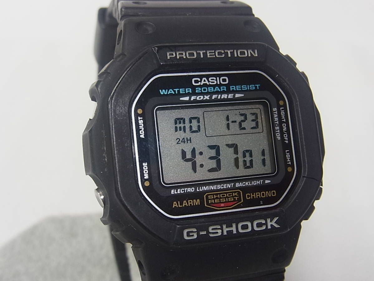 1058 CASIO G-SHOCK DW-5600E 電池交換済み 【公式通販】