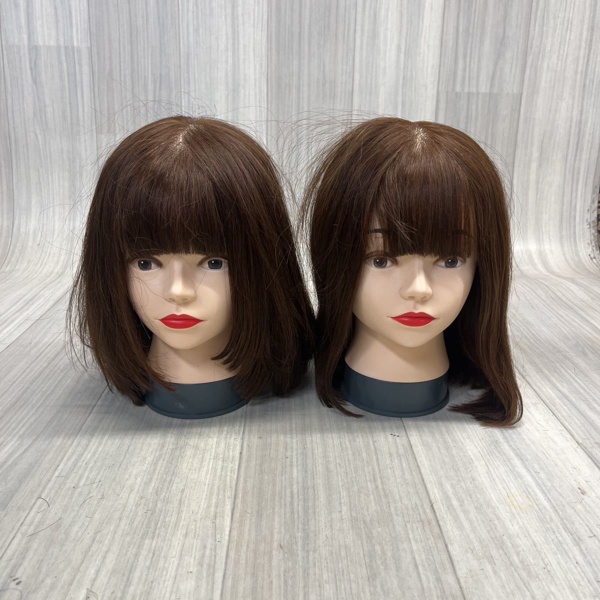 ヘアカット練習用マネキン＋研修用テキストカット